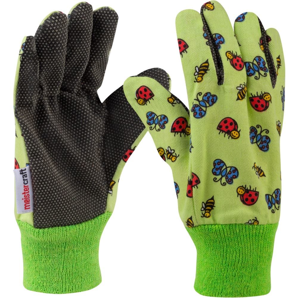 1 paire de gants de jardin pour enfants, doublure élastique