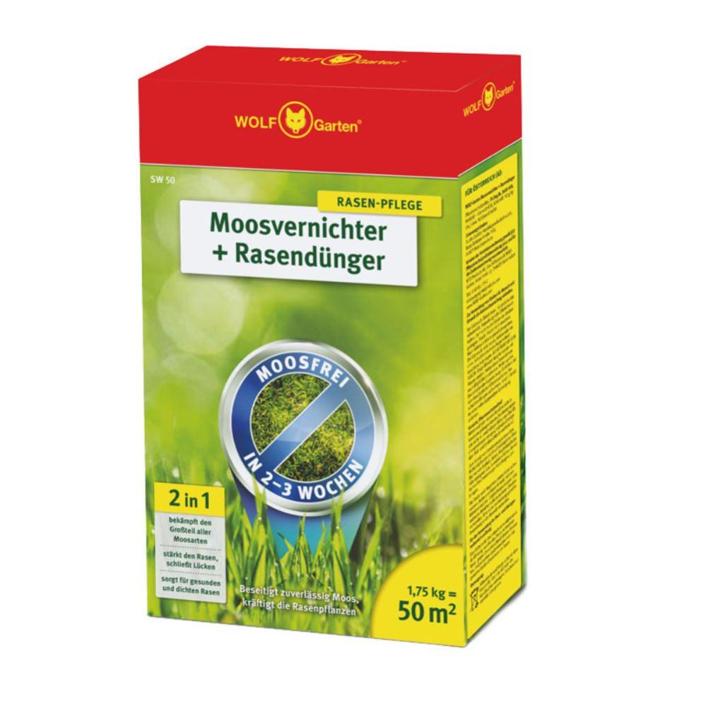1.75 kg Moss Killer + Fertilizante Rasping SW 50 Leroy Merlin