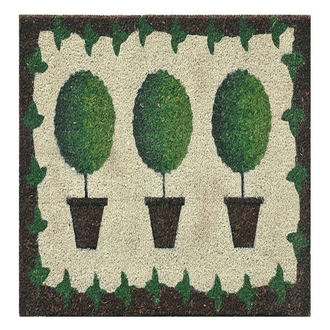 Andiamo Zerbino Decorativo In Gomma - Oro, 45x75 Cm, Antiscivolo, Per Interni/Esterni
