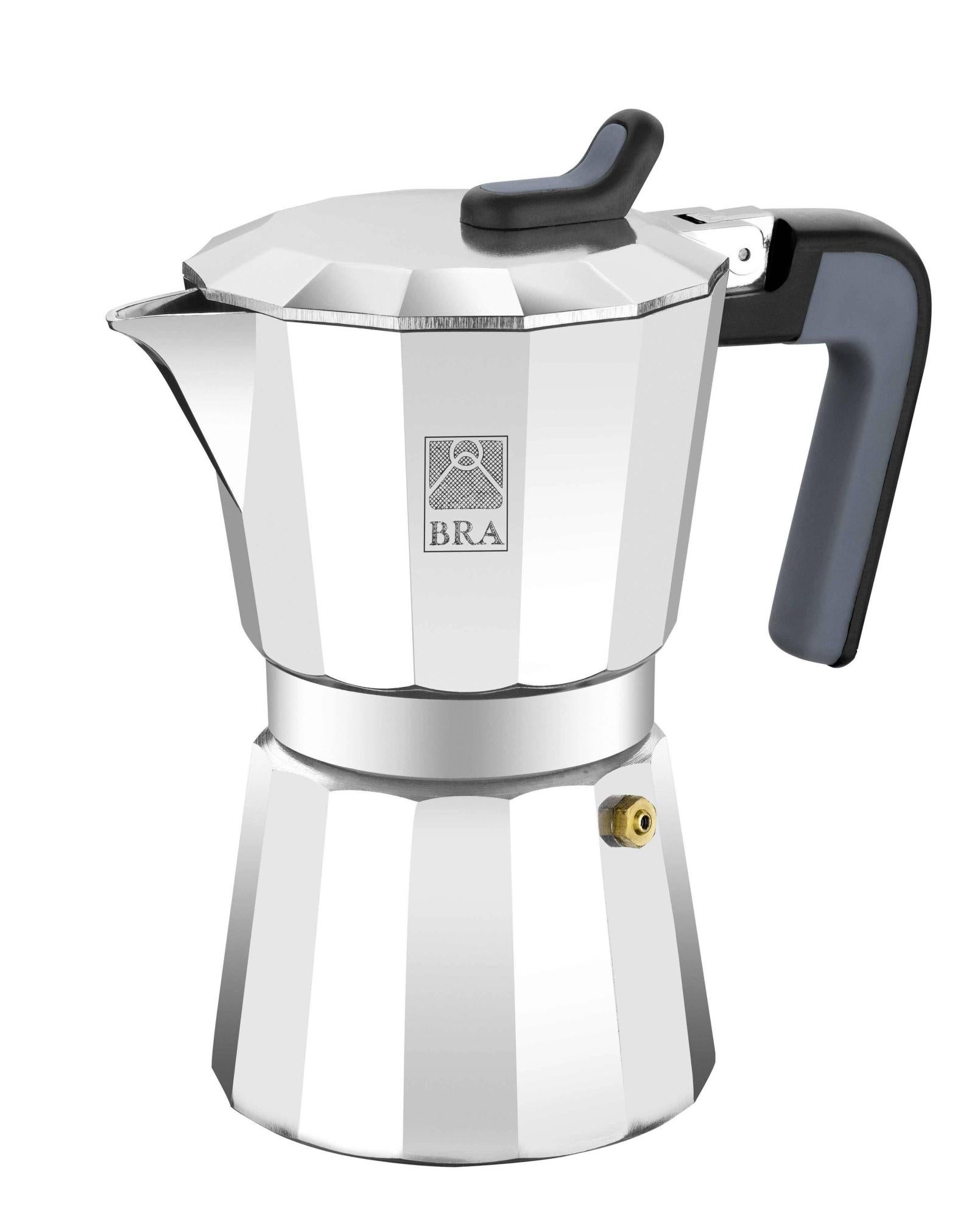 Cafetera Aluminio Para Vitroceramica 12-T 170453 En Oferta Cafetera Italiana Luxe De Aluminio - 12 Tazas