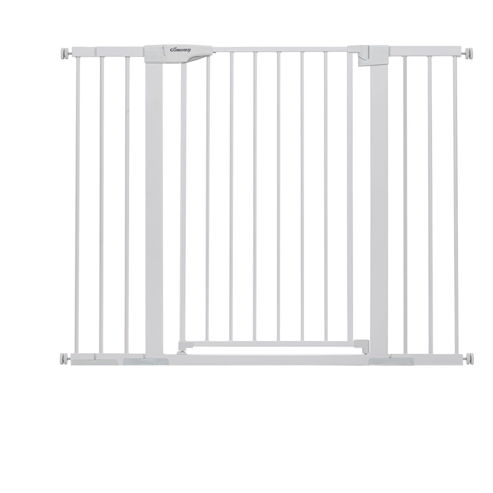 Barrera de seguridad para niños extensible Barrera de escalera de cierre  fácil H.76 x W.75 - 111 cm máx. negro