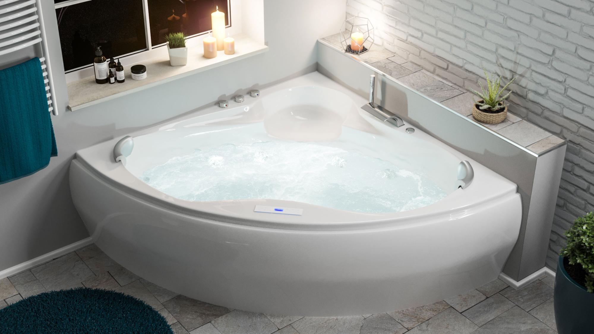 Baignoire Balnéo Enjoy 150x150x59 Made in Germany 22 buses avec — free download