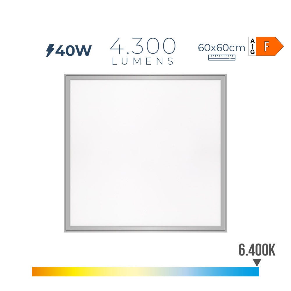 Panel LED 48W 60X60CM Luz Fría