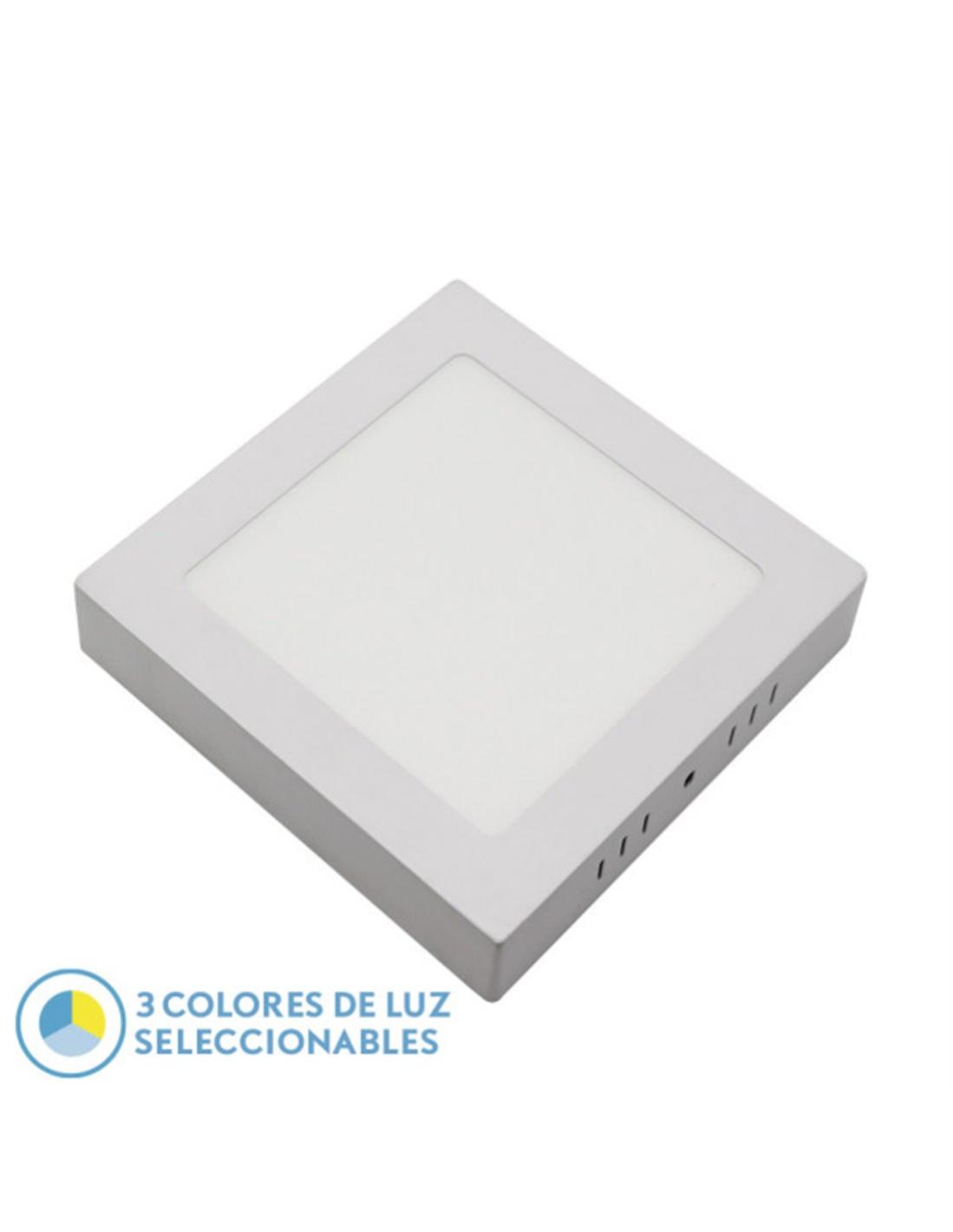 Downlight superficie gabro 24w 3000k-4000k-6500k blanco 2160lm 3 5x29x29 cm
