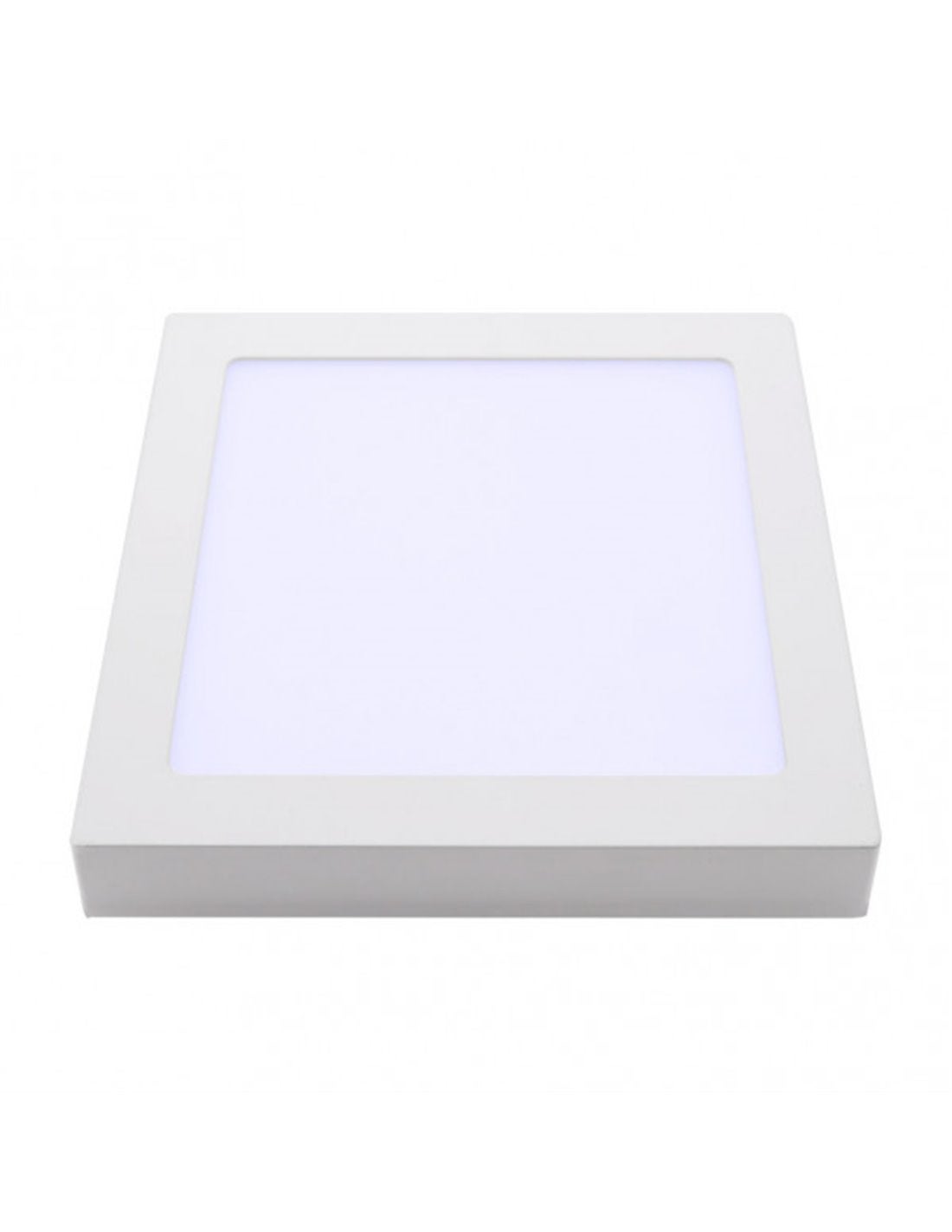Downlight superficie toba 24w 6500k blanco cuadrado 2040lm 3 5x30x30 cm