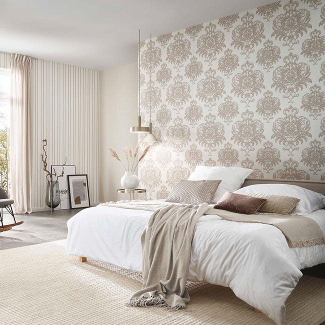 Tapisserie damassée Leroy Merlin