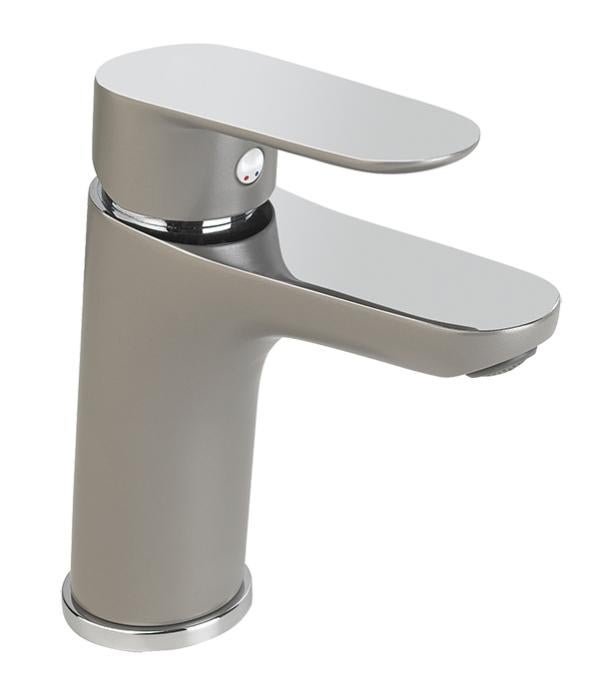 Sgabello Girevole Manchester In Polipropilene Grigio, Base Metallo Cromato, Elevazione A Gas