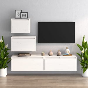 Mueble TV Belinda 180 pino negro 180x50x40 - 8681875569827