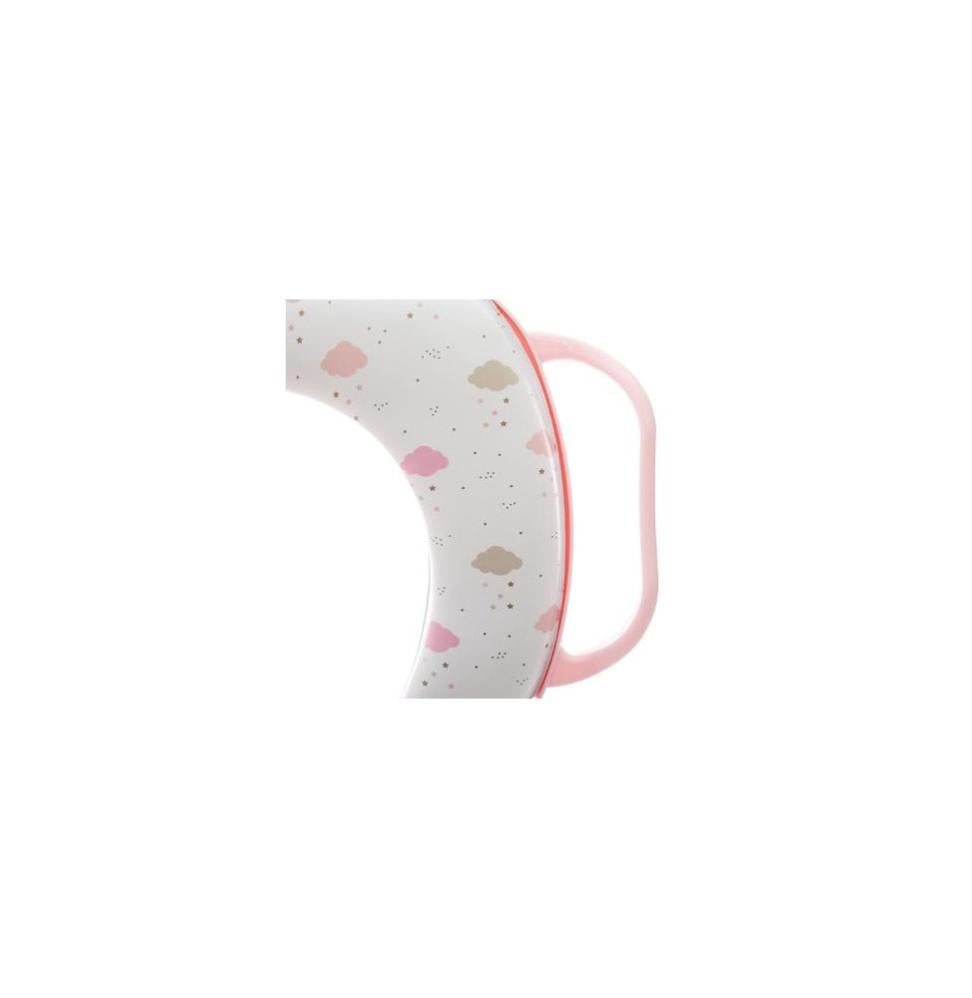 Reducteur De Wc L 29 5 X L 35 5 X H 6 5 Cm Rose Leroy Merlin