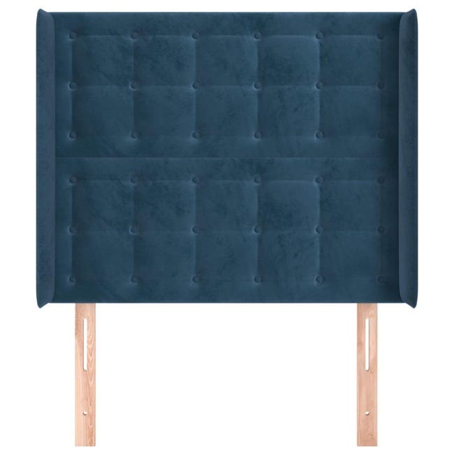 Testiera 2 pz Blu 80x5x78/88 cm in Tessuto 3116452 Testiera 2 pz Blu 80x5x78/88 cm in Tessuto 3116452