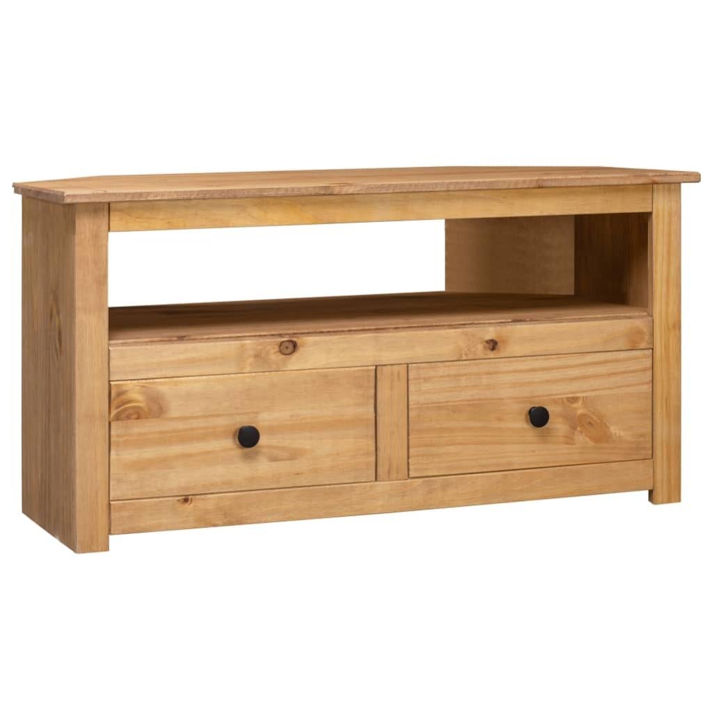 Mobile Porta TV Con Ruote In Truciolato 102x34,5x43 Cm - Credenza TV, Scaffale Multimediale, Colore Rovere Artigianale