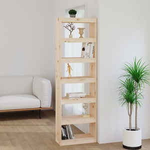 VidaXL Libreria/Divisorio 60x35x91 cm in Legno Massello di Pino