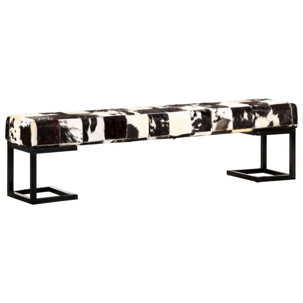 Panca In Legno Massello Recupero VidaXL 160cm - Stile Industriale, Per Ingresso O Soggiorno - Foto 3