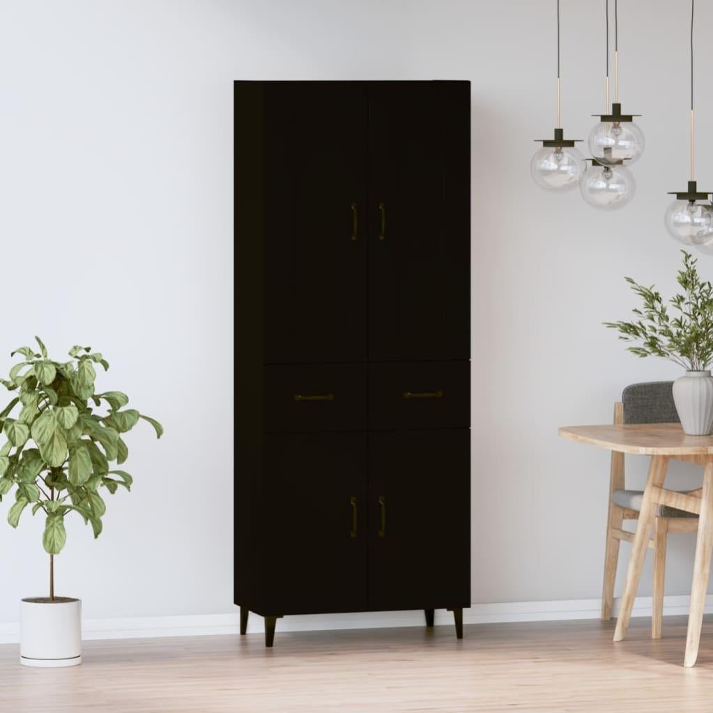 Credenza Legno Antico 70x30x80 Cm In Legno Multistrato - 9