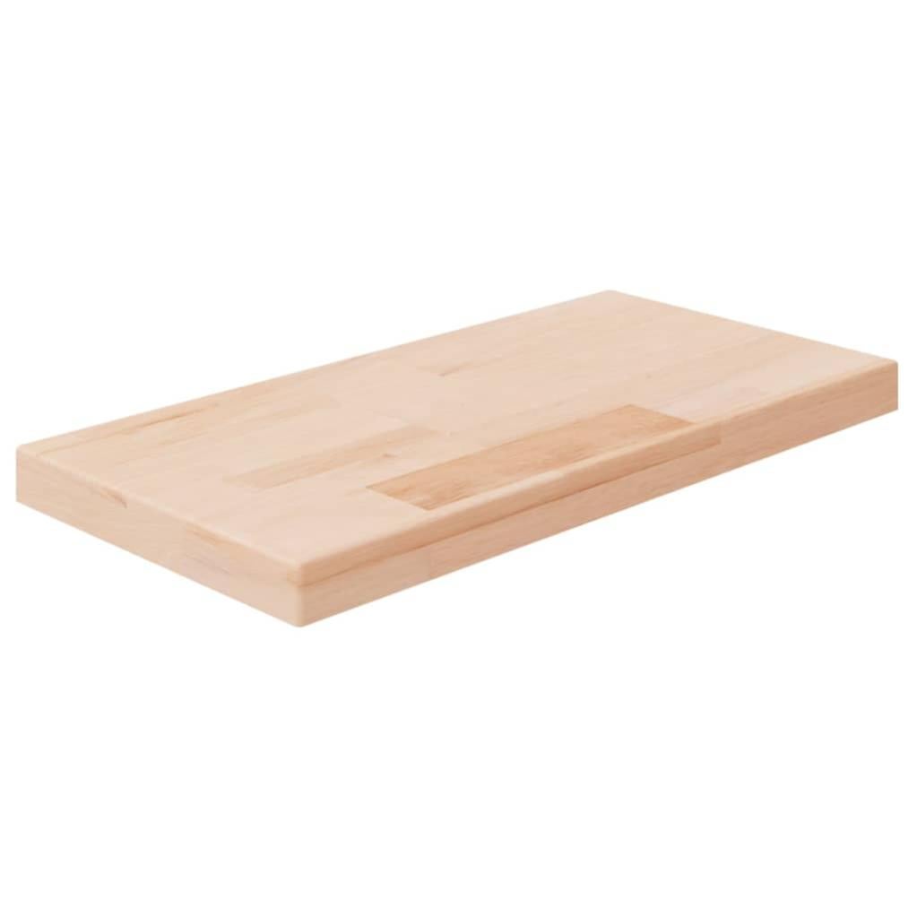 Tabla de estantería madera maciza roble sin tratar 40x20x2,5 cm Leroy