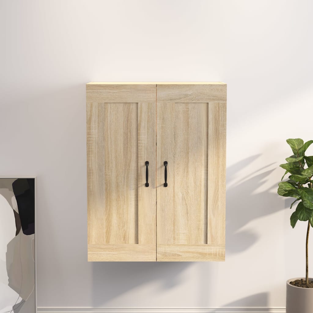 Armoire murale suspendue Chêne sonoma 69,5x32,5x90 cm vidaXL Leroy Merlin