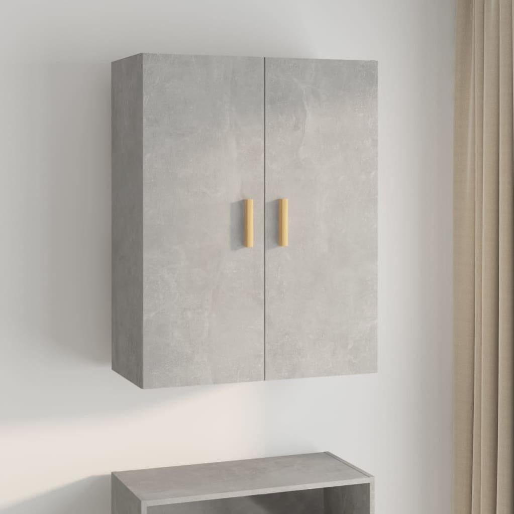 Armoire murale suspendue Gris béton 69,5x34x90 cm vidaXL Leroy Merlin
