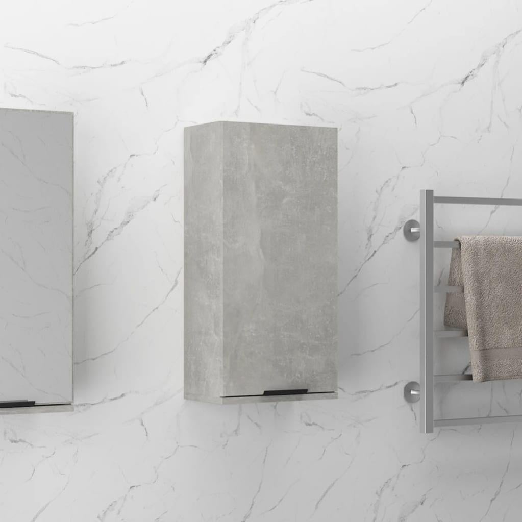 VERSA Mobile da Bagno con Cestini Stile Bagno, Misure (H x L x L) 125,0 x 35,0 x 35,0 cm, Cotone, Legno, Rattan, Grigio