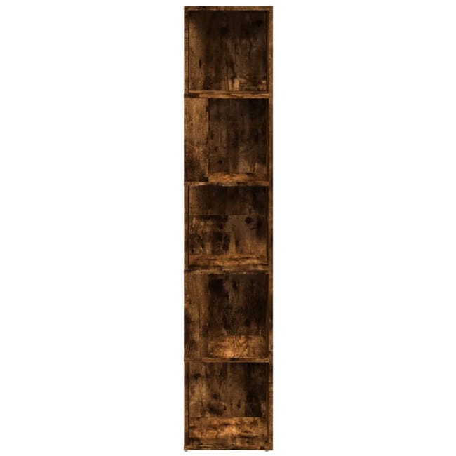 VidaXL Armario pared madera contrachapada roble ahumado 69,5x32,5x90cm