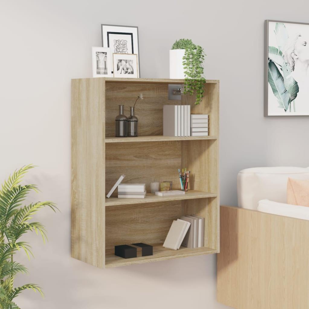 VidaXL Armadietto Da Bagno Rovere Sonoma 30x30x100 Cm – Legno Multistrato Con 2 Ante E Ripiano Aperto