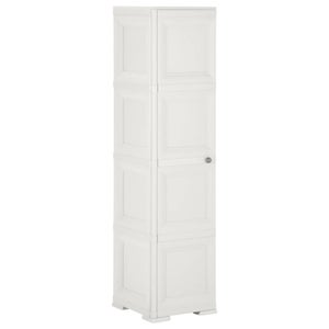 Armoire de bureau vidaXL Armoire plastique 79x43x125 cm design