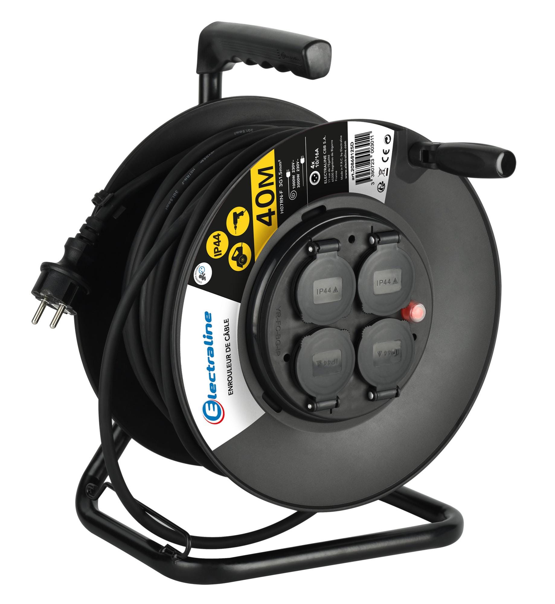 Electraline 20868125d Rallonge Prolongateur Electrique Ip44 ...