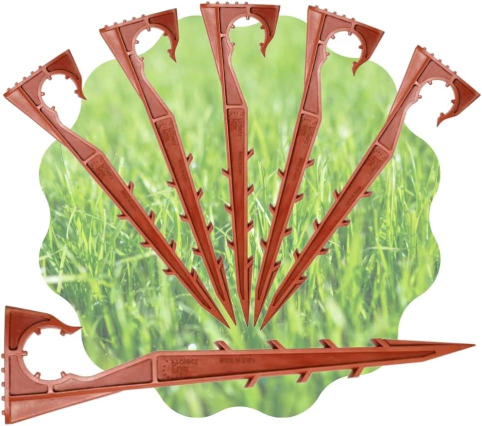 Set Di 10 Picchetti Di Ancoraggio Per Bordure Da Giardino | Leroy Merlin - Foto 3