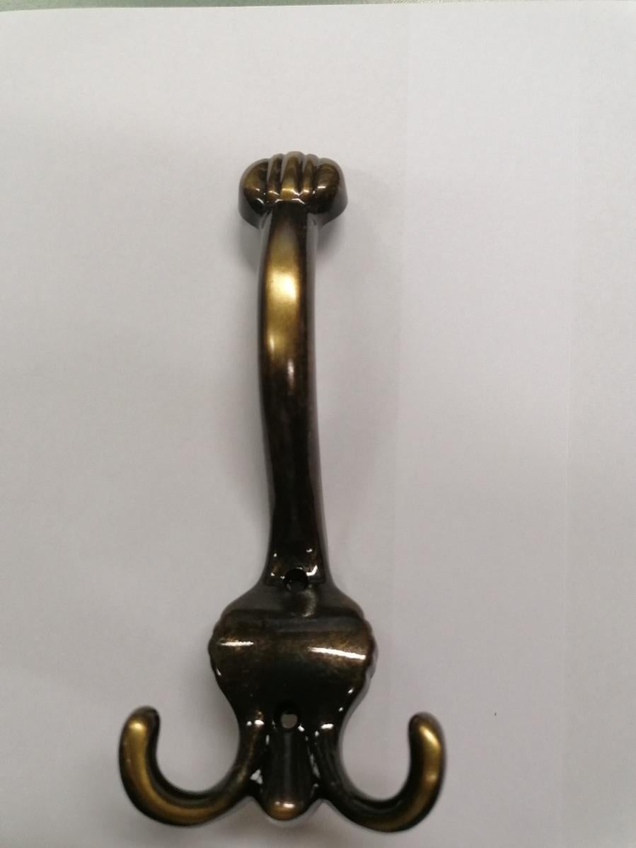 Battente Porta A Forma Di Libellula In Ottone Massiccio - Finitura Lucida, Stile Vintage Per Porta D'Ingresso
