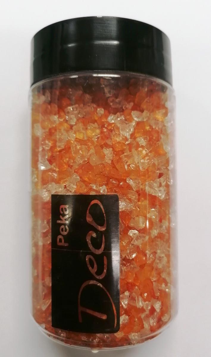 Collana lunga con cristalli e perle