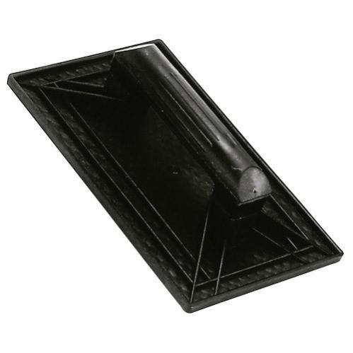 Talocha plástico 27x18 cm mango redondo negra nº 1