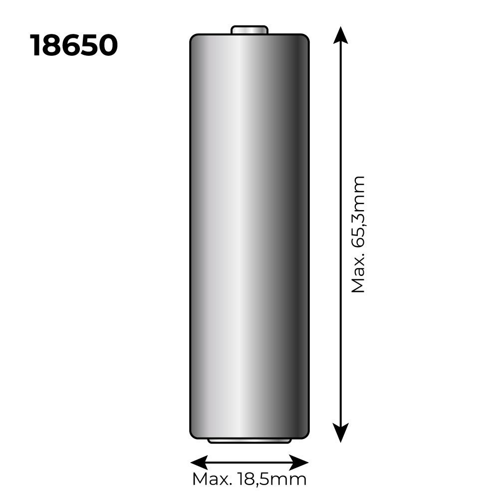 Bateria recarregável EverActive FWEV1865032MBOX 18650 3200 mAh 3,7 V |  Leroy Merlin