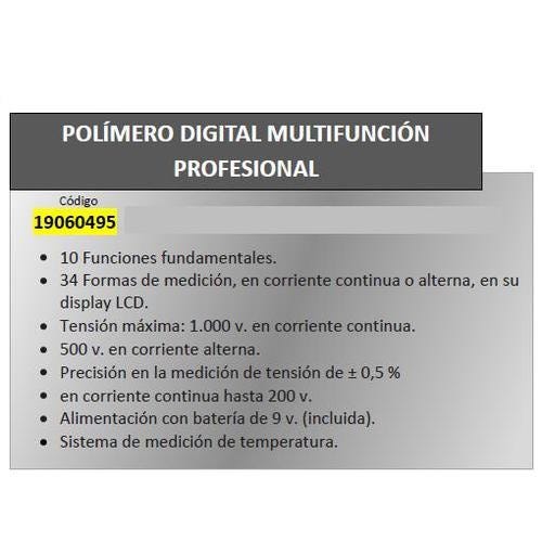 comprar Polimetro Digital Maurer Profesional precio 13,46 €