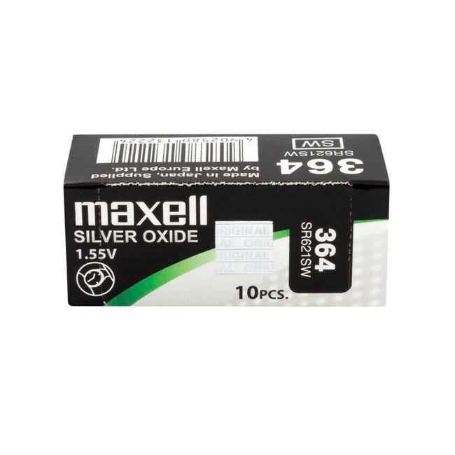 Pila Maxell SR621SW - 364 - Baterias para todo Reguero Baterias