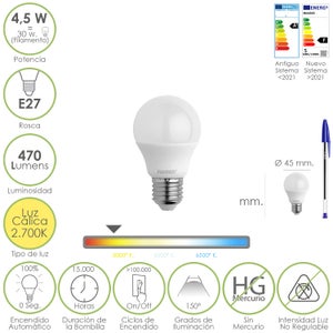 led equivalente a 200 vatios