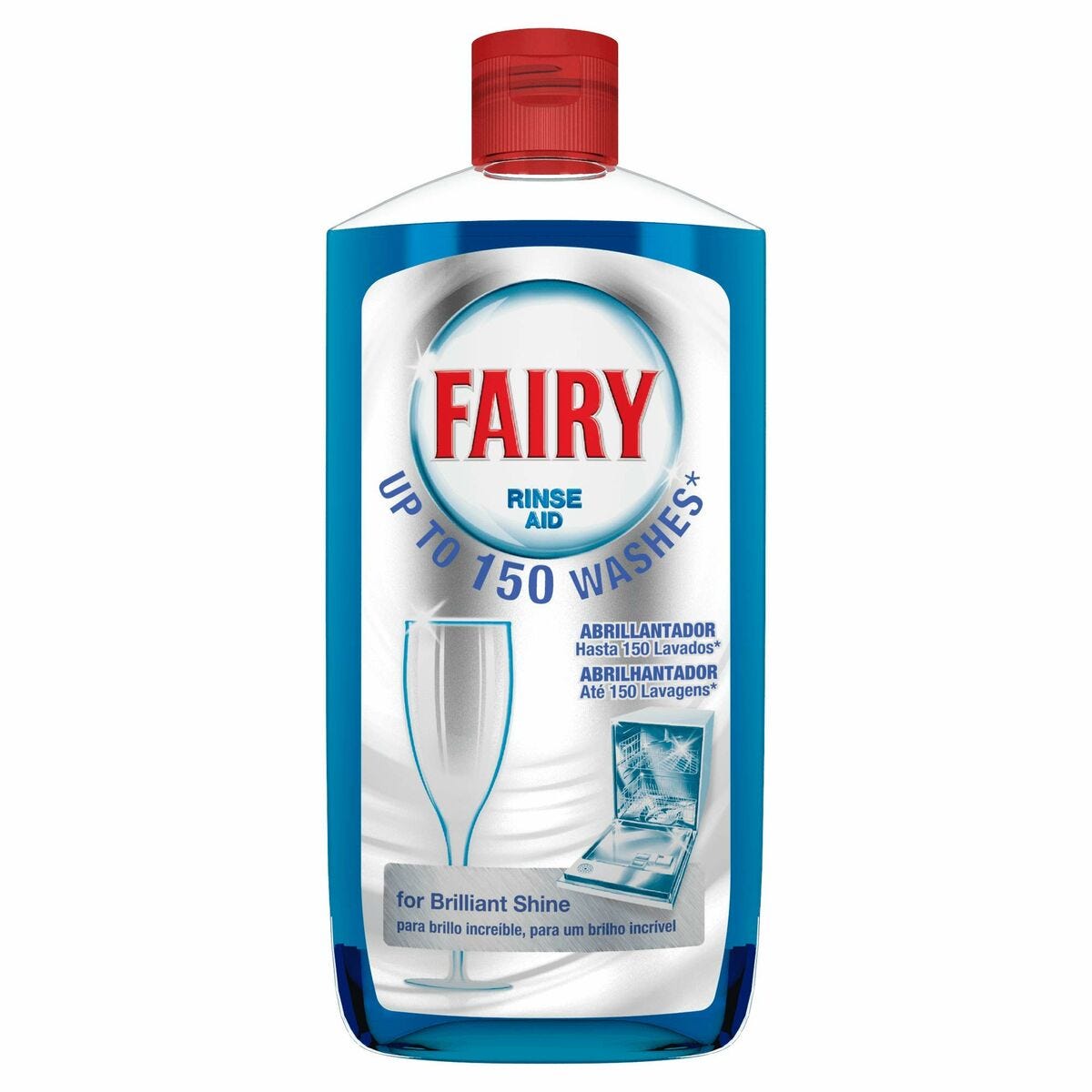 Brillantante per Lavastoviglie Fairy 150 Lavaggi (475 ml)