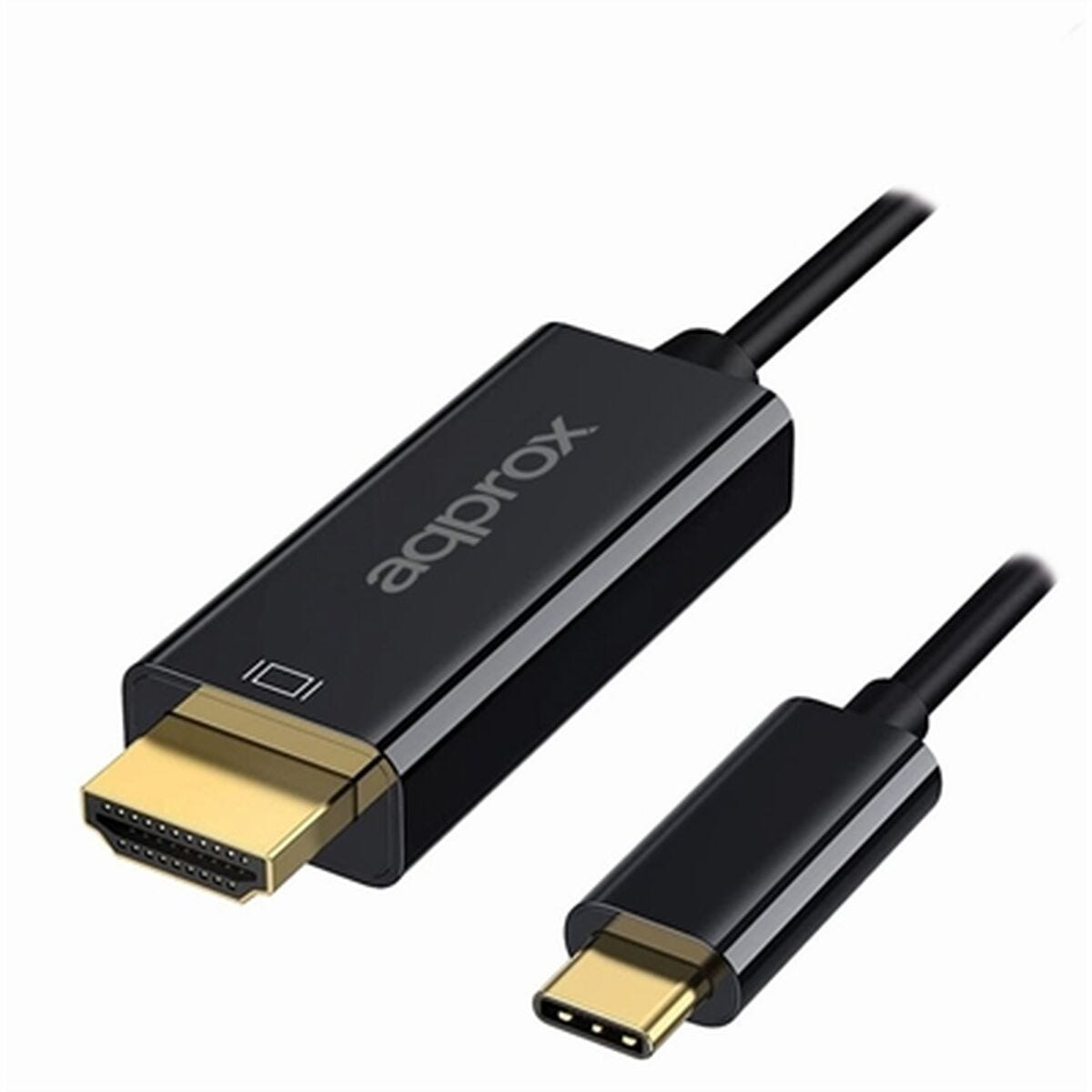 Câble USB C vers HDMI approx! APPC52 Noir Ultra HD 4K