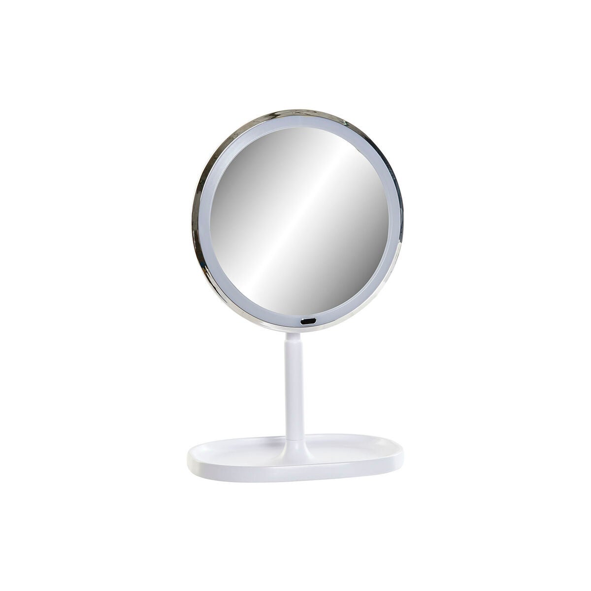 Specchio ingranditore con base in marmo bianco Ø20x34 cm - Andrea House -  Nardini Forniture