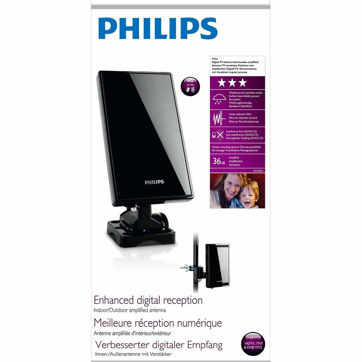 Antena de TV digital Philips SDV5120 - Antenas TV - Comprar al mejor precio