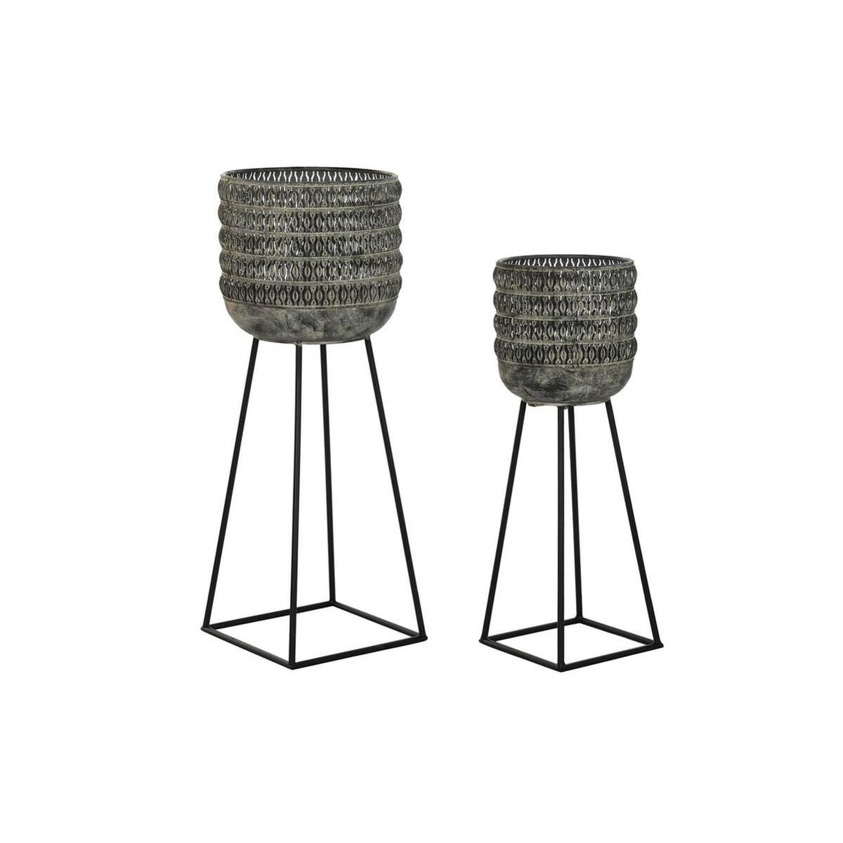 Wohnkult 20 vasi da fiori da 11 l, colore nero, 25 x 25 x 26 cm Wohnkult 20 vasi da fiori da 11 l, colore nero, 25 x 25 x 26 cm