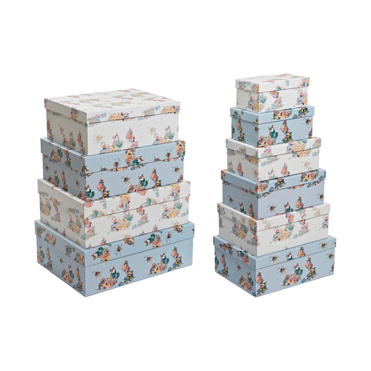 Wenko Set Portapane Con 3 Contenitori – Design Minimal, Coperchio In Bambù (tagliere), Lattine Da 1L, Acciaio Laccato Bianco