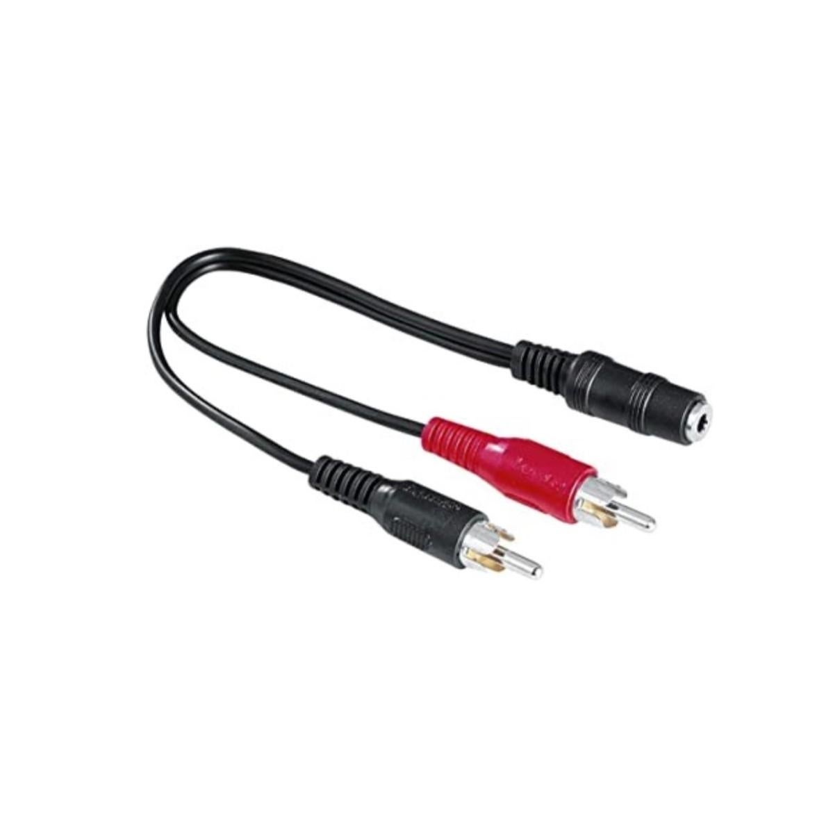12 Cavi Audio Jack 3,5mm Stereo Maschio A 2 RCA Femmina – Adattatori Da 9 Pollici