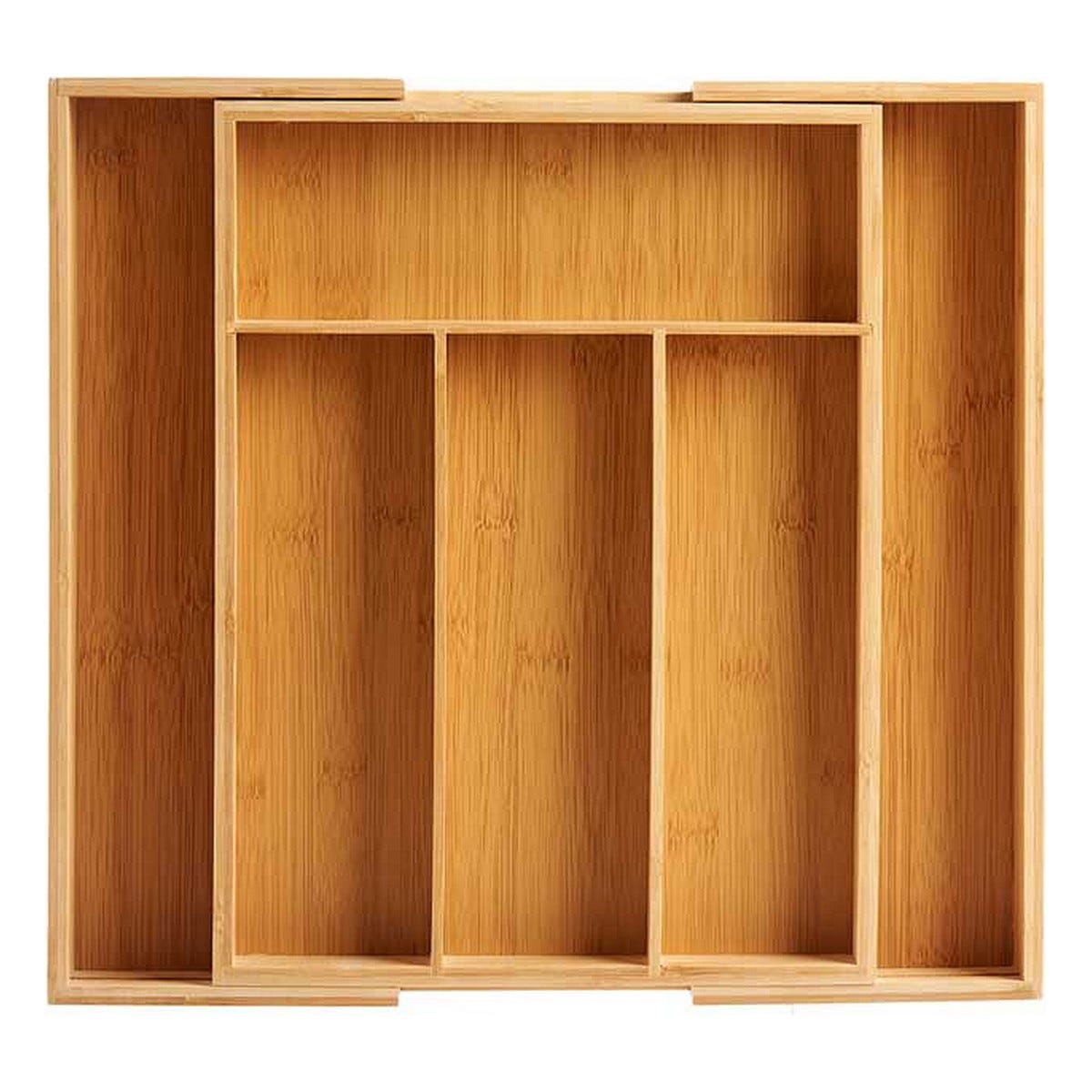 Organizador para Cubiertos DKD Home Decor Extensible 33 x 45,5 x 6,4 cm  Natural Bambú