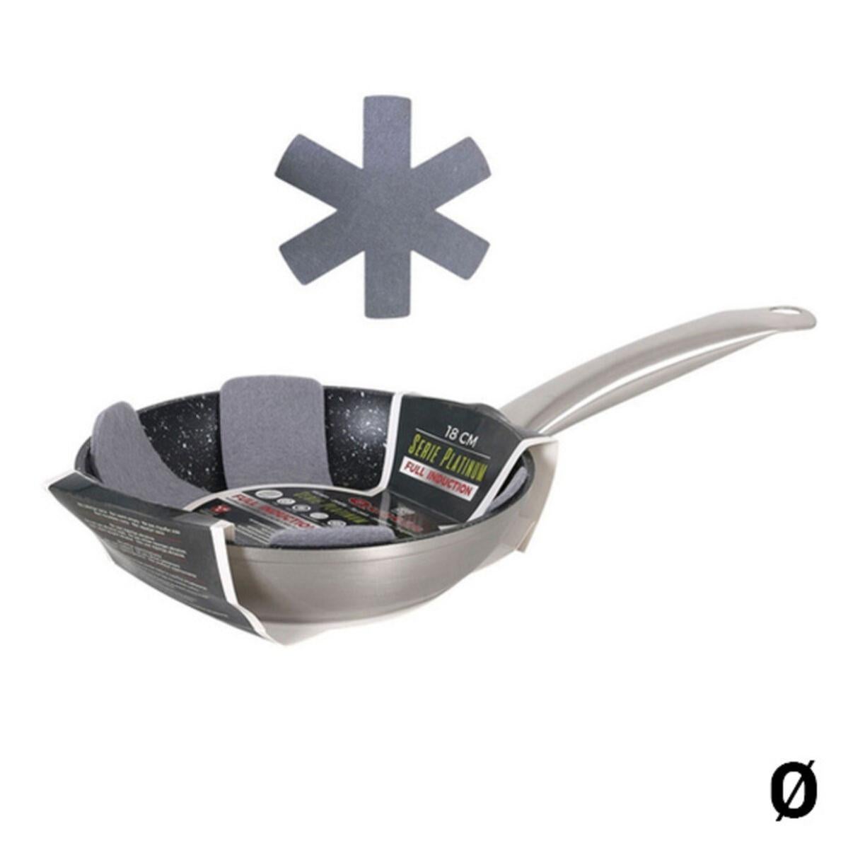 Casa Collection 45219 Padella Alta 28 cm Silver Rock in Alluminio Forgiato Fondo Induzione