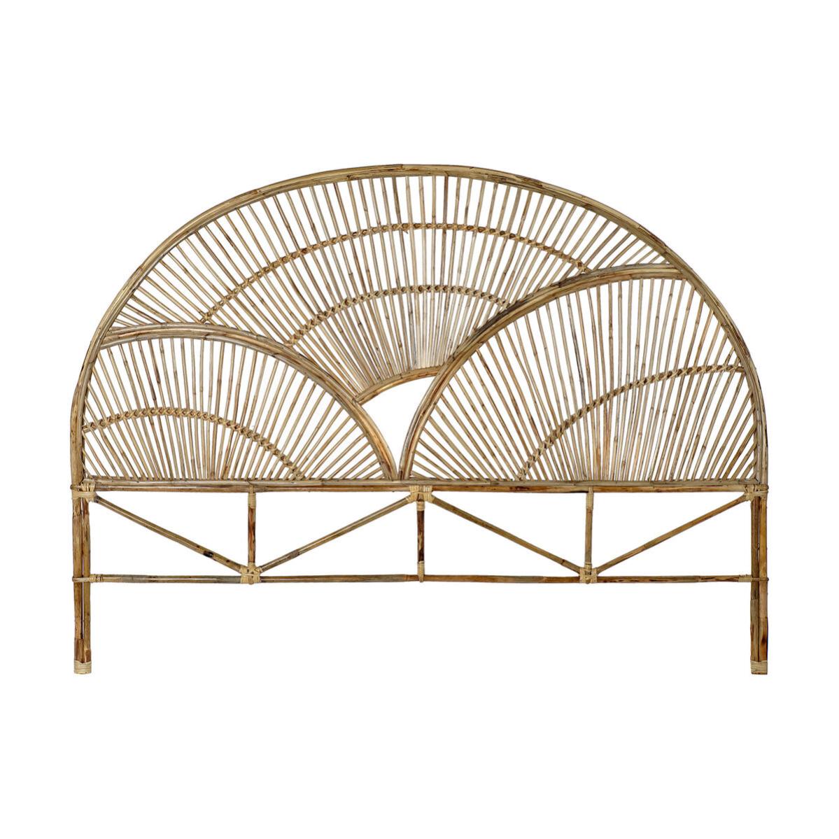 Testiera del letto dkd home decor naturale rattan 178 x 4 x 128 cm