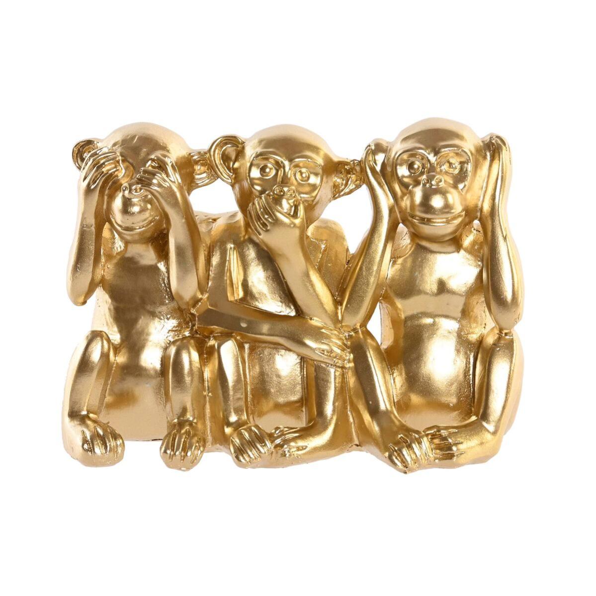 Figurine Décorative DKD Home Decor Doré Résine Colonial (13,5 x 6,5 x 9