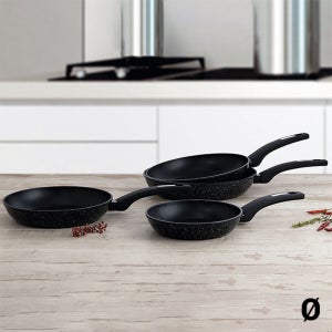 Padella antiaderente Quid Mini Color Nero Metallo Bachelite