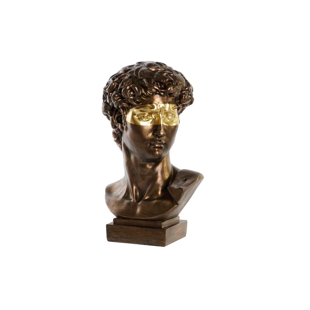 Buste De Chien Décoratif Antique - Environ 50 Cm - En Résine Fibre De Verre Patinée - Pour Intérieur Ou Jardin