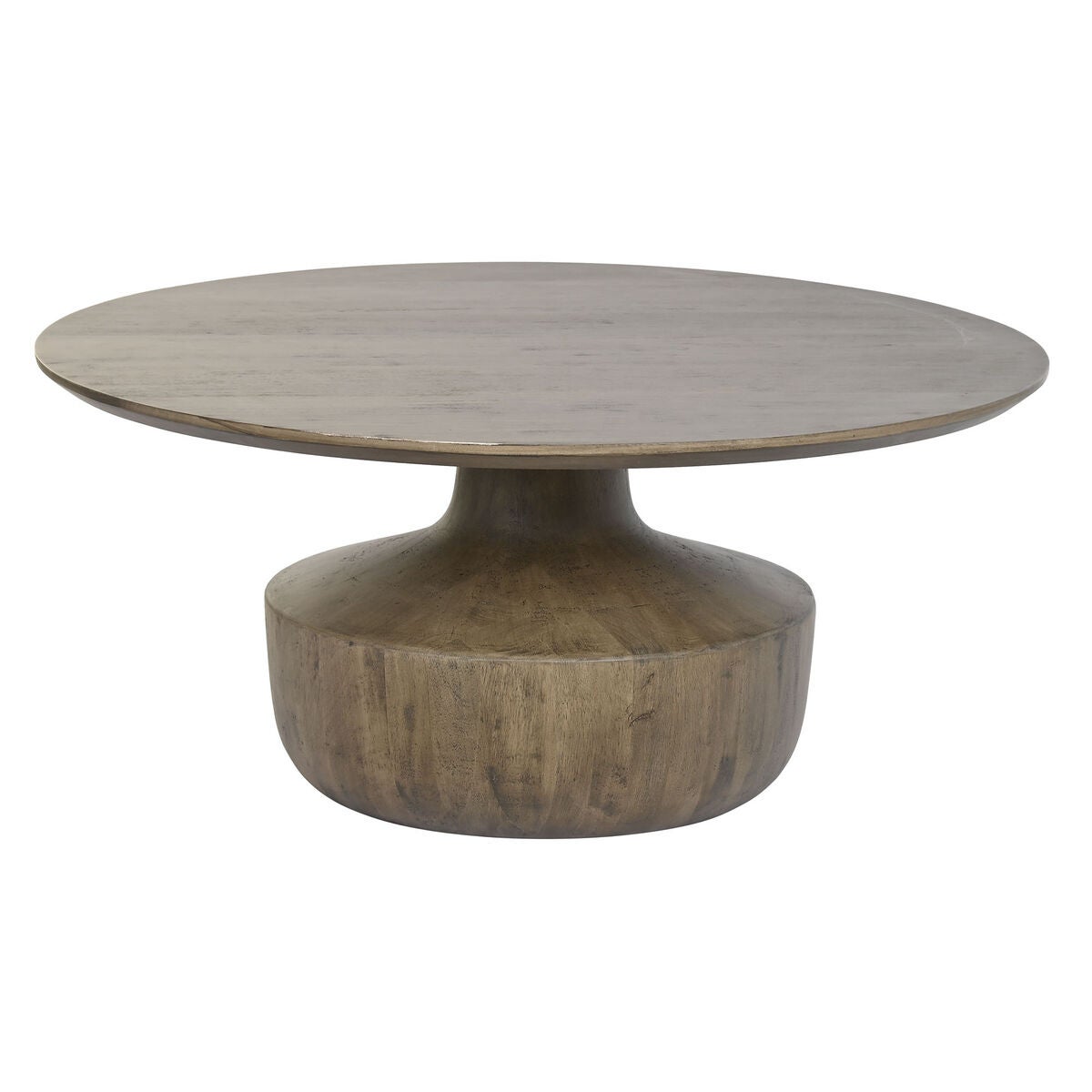 Mesa de centro dkd home decor madera de mango (90 x 90 x 40 cm)
