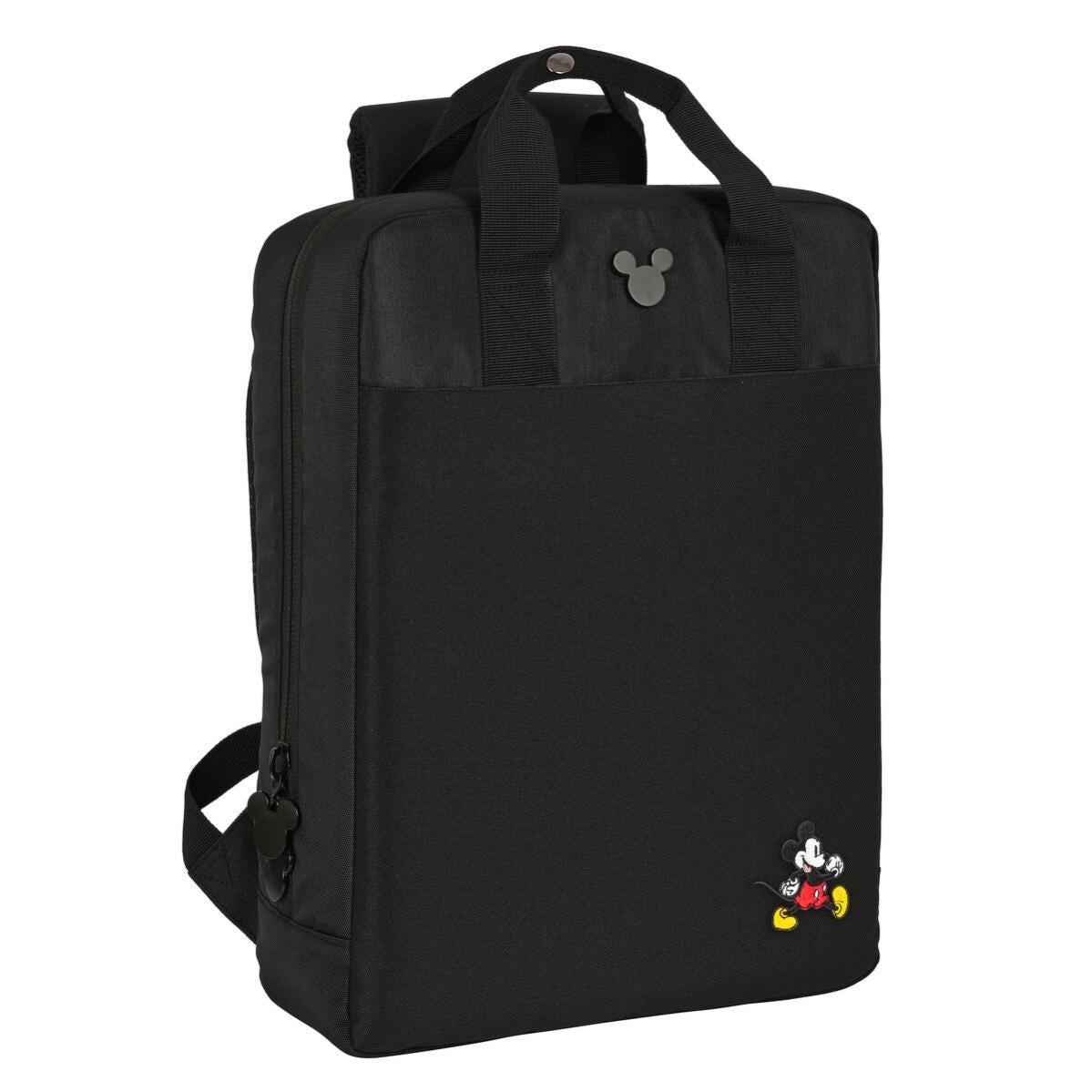 safta, Mini zaino di Sevilla FC Teen per uso quotidiano, 220 x 100 x 390 mm Unisex-Bambini e ragazzi, nero, Estándar