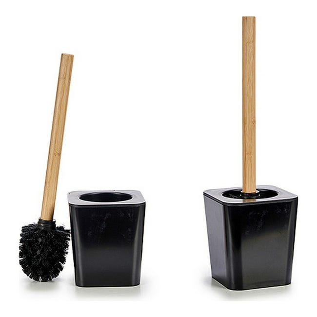 Escobilla para el Baño Negro Bambú Polipropileno (11,6 x 39,5 x 11,6 cm)